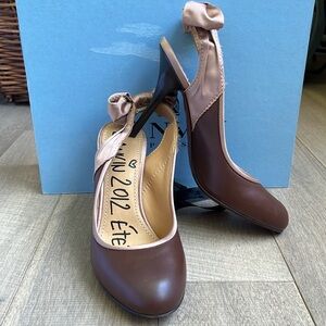 Lanvin Paris Bow Pumps